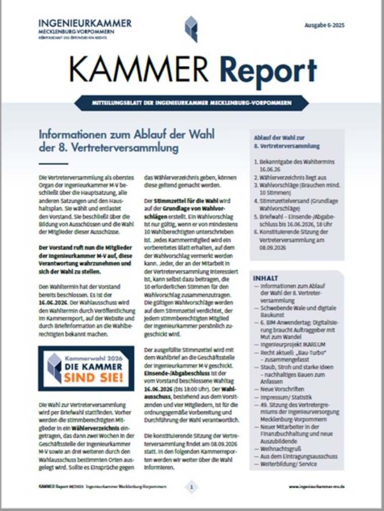Ausgabe 6_25_Deckplatt Kammerreport_Ausgabe-6_25_Deckblatt