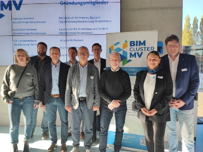 Gruppenbild Gründungsmitglieder BIM-Cluster MV